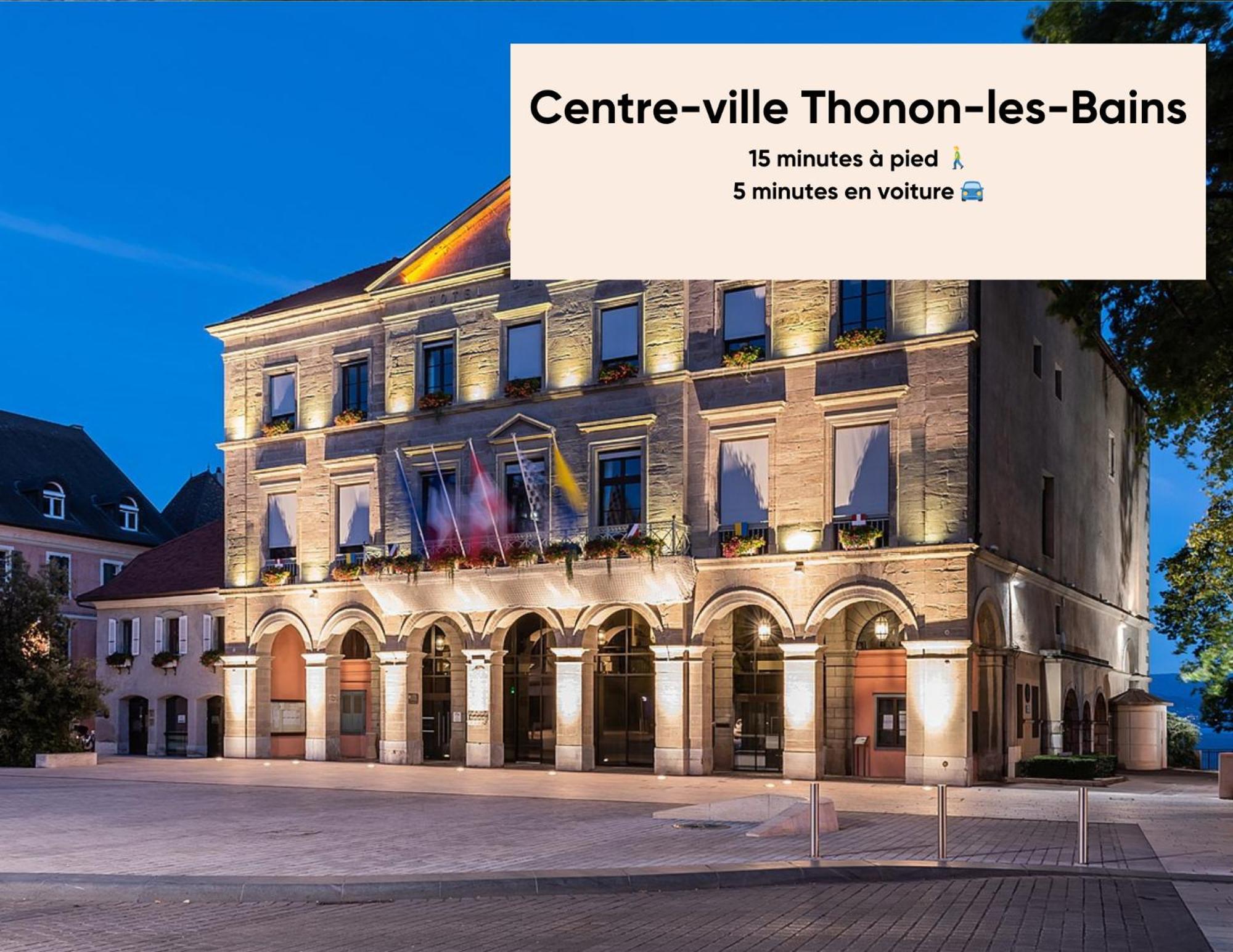 Apartmán Cosy Et Moderne - Dent D'Oche Thonon-les-Bains Exteriér fotografie
