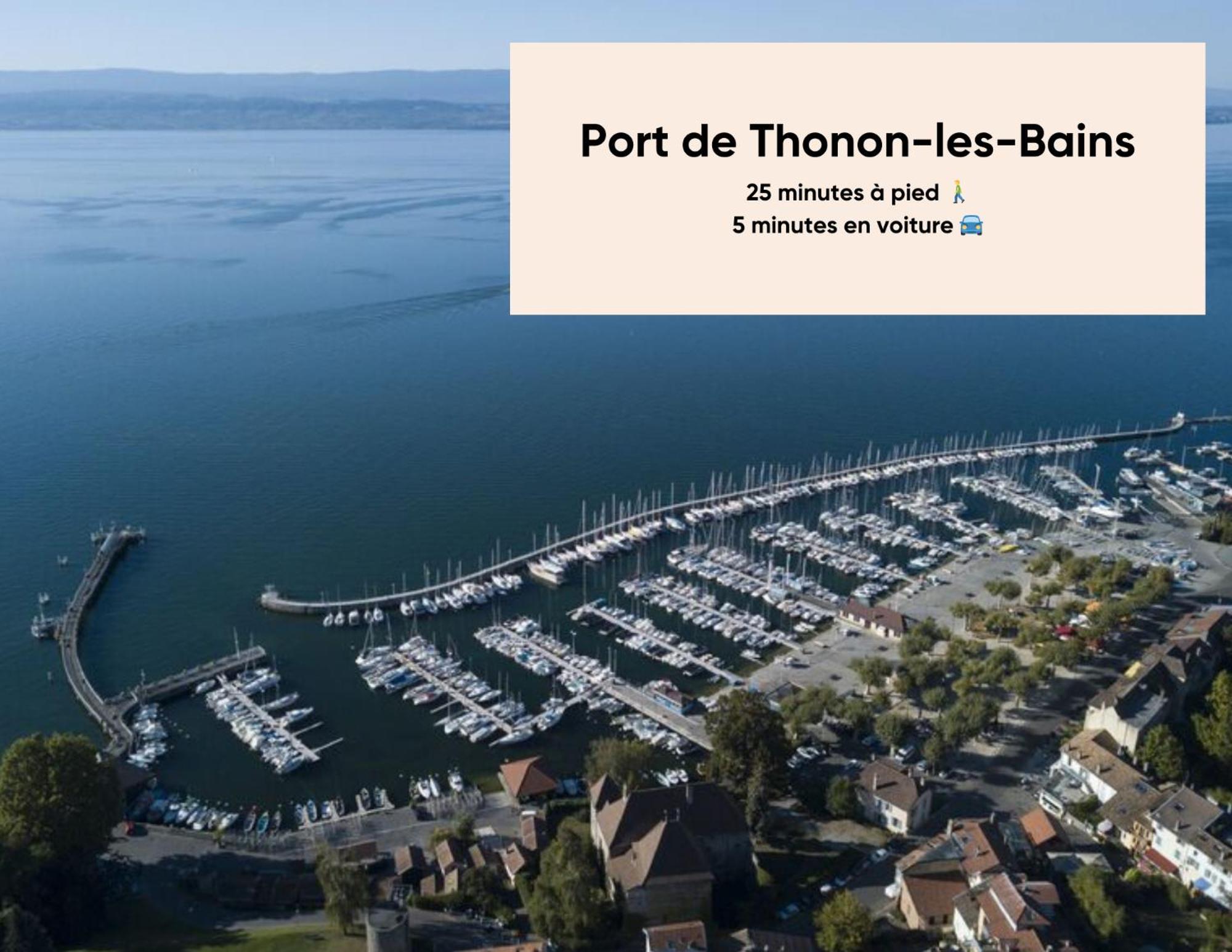 Apartmán Cosy Et Moderne - Dent D'Oche Thonon-les-Bains Exteriér fotografie