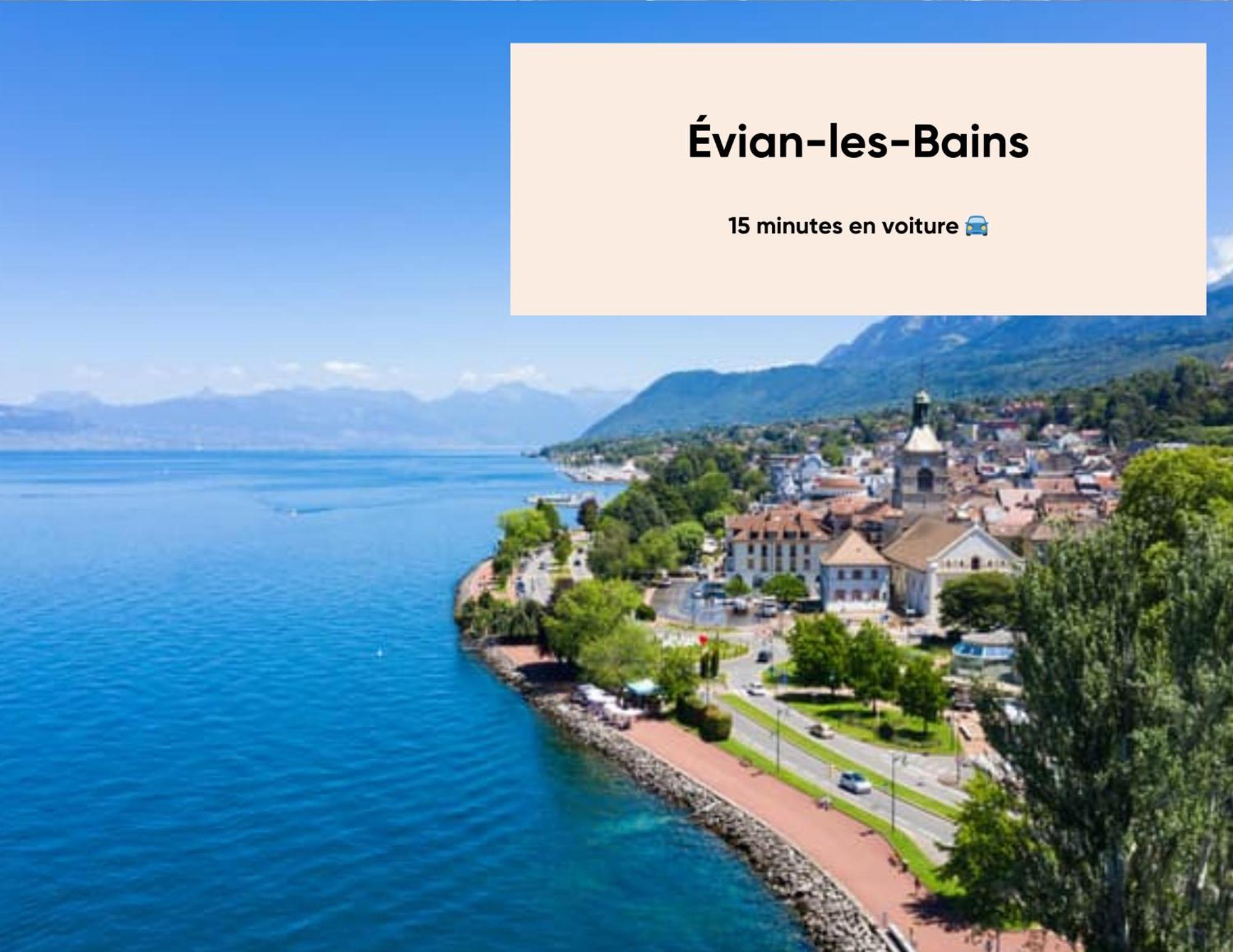 Apartmán Cosy Et Moderne - Dent D'Oche Thonon-les-Bains Exteriér fotografie